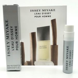 ❤️ 4 for $25 Issey Miyake l’eau d’issey Pour Homme Mini Travel Vial NEW